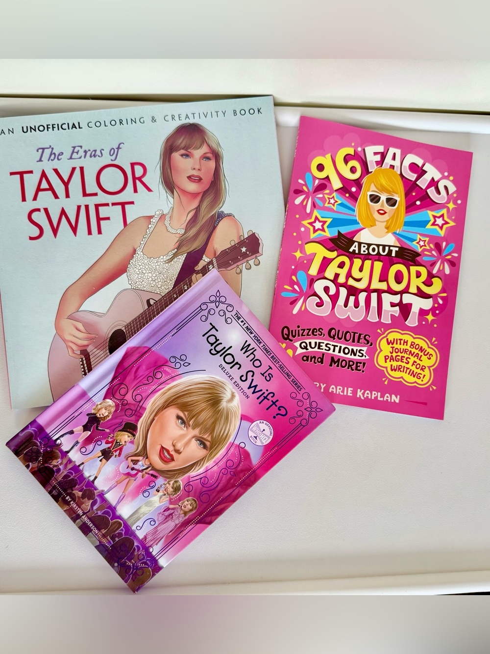 Taylor Swift Fan Book Bundle -Coloring & Activity Book, Trivia & Novel of Taylor